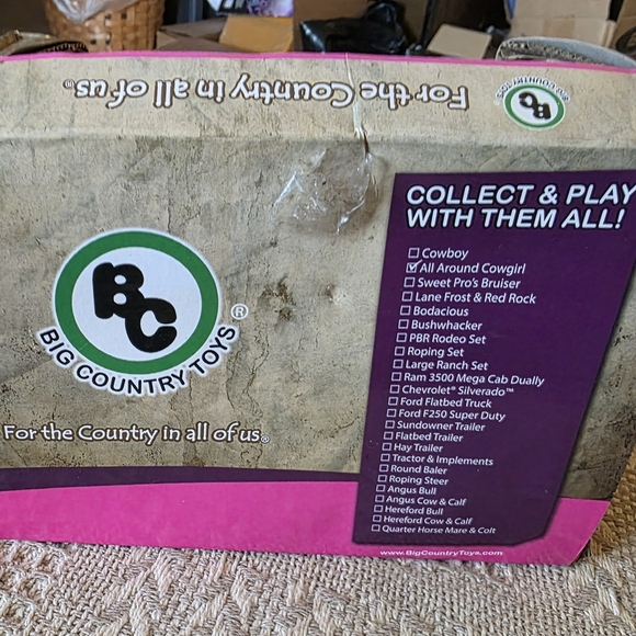 Big Country Toys All Around Cowgirl Rodeo New In Box Figurines Western - Picture 3 of 4